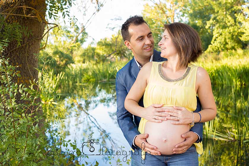 fotografia de embarazo catia en exterior salamanca