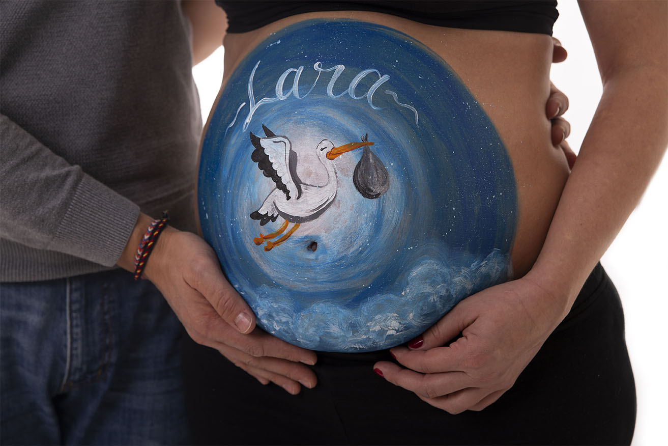 Belly-painting-salamanca-Fotografia-embarazo